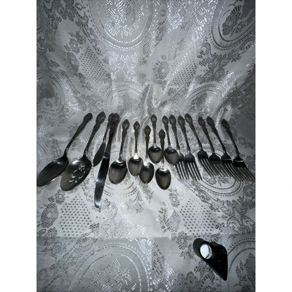 16 PiecesOneida OCO USA Glossy Stainless Steel Flatware